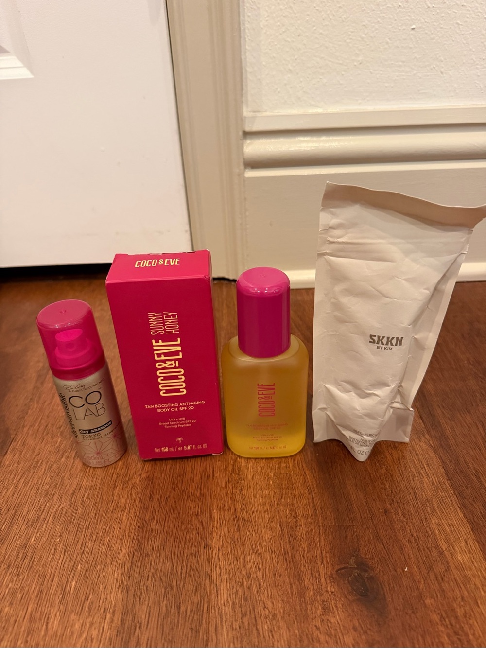 Sunny & Honey Tan Boosting Anti-Aging Body Oil - Pink